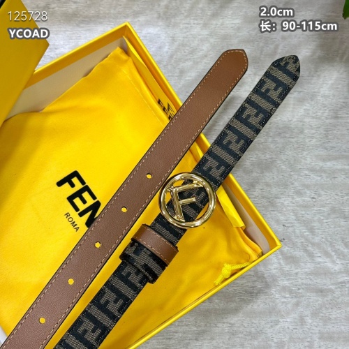 Replica Fendi AAA Quality Belts For Women #1245446 $56.00 USD for Wholesale