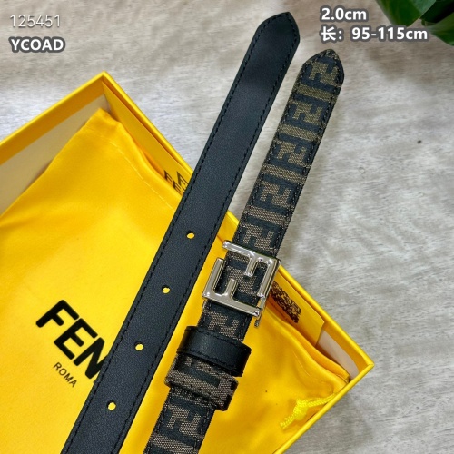 Replica Fendi AAA Quality Belts For Women #1245456 $56.00 USD for Wholesale