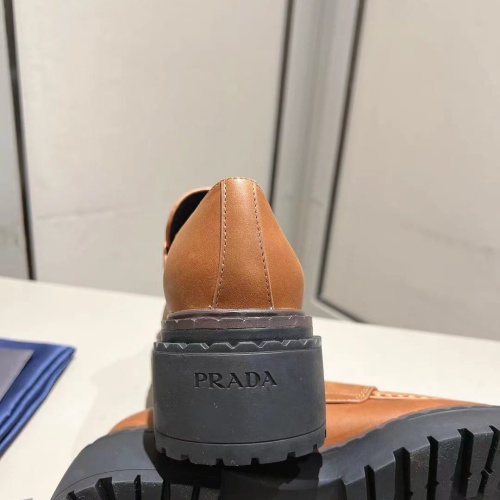 Replica Prada Leather Shoes For Women #1245565 $108.00 USD for Wholesale