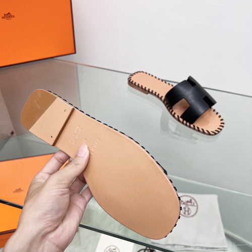 Replica Hermes Slippers For Women #1245711 $85.00 USD for Wholesale