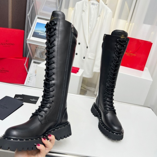 Replica Valentino Boots For Women #1245813 $150.00 USD for Wholesale