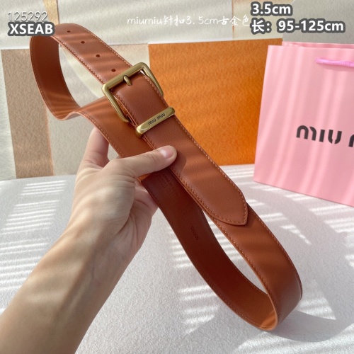 Replica MIU MIU AAA Quality Belts For Unisex #1245854 $48.00 USD for Wholesale