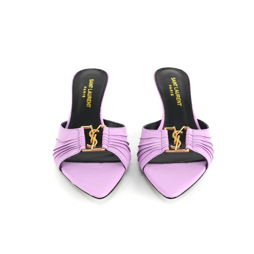 Replica Yves Saint Laurent YSL Slippers For Women #1245964 $85.00 USD for Wholesale