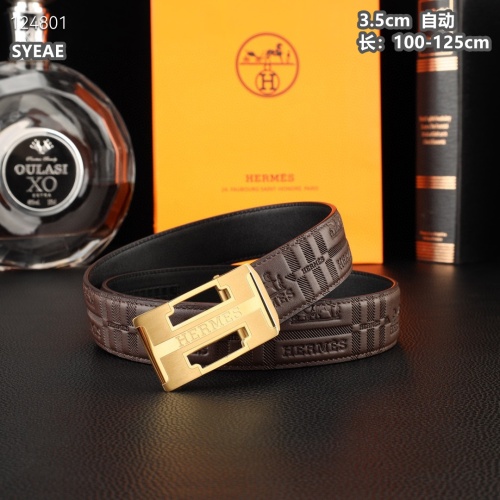 Replica Hermes AAA Quality Belts For Men #1246016 $60.00 USD for Wholesale