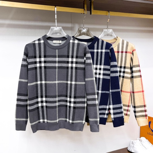 Replica Burberry Fashion Sweaters Long Sleeved For Men #1246222 $72.00 USD for Wholesale