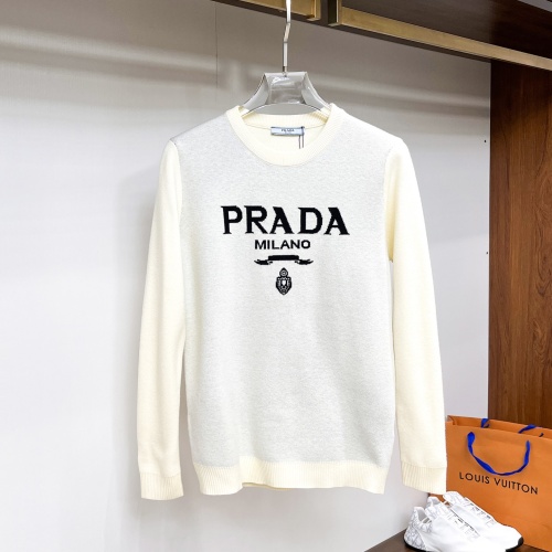 Cheap Prada Sweater Long Sleeved For Men #1246244, $$72.00 USD On Prada Sweater