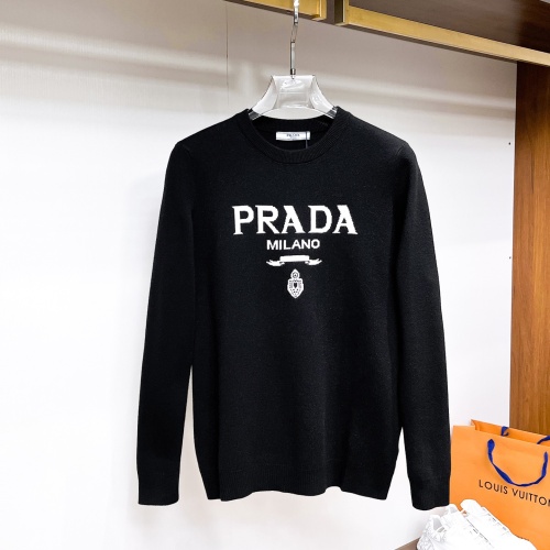 Cheap Prada Sweater Long Sleeved For Men #1246246, $$72.00 USD On Prada Sweater