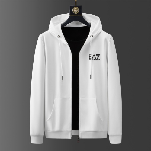 Replica Armani Tracksuits Long Sleeved For Men #1246372 $85.00 USD for Wholesale