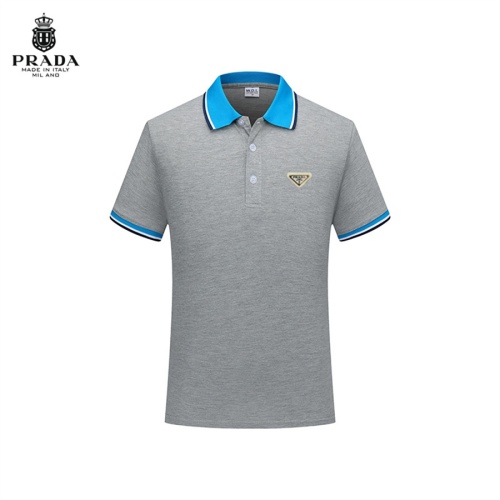 Cheap Prada T-Shirts Short Sleeved For Men #1247014, $$29.00 USD On Prada T-Shirts