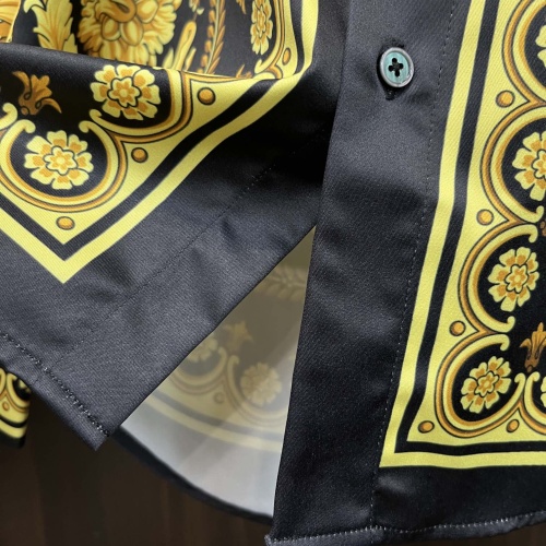 Replica Versace Shirts Long Sleeved For Men #1247198 $85.00 USD for Wholesale