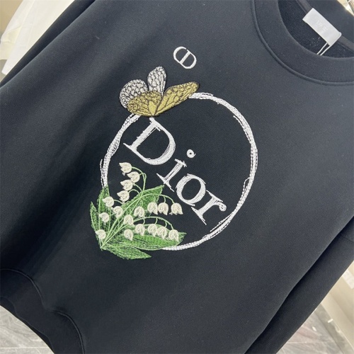 Replica Christian Dior Hoodies Long Sleeved For Unisex #1247339 $60.00 USD for Wholesale