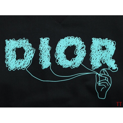 Replica Christian Dior Hoodies Long Sleeved For Unisex #1247504 $52.00 USD for Wholesale