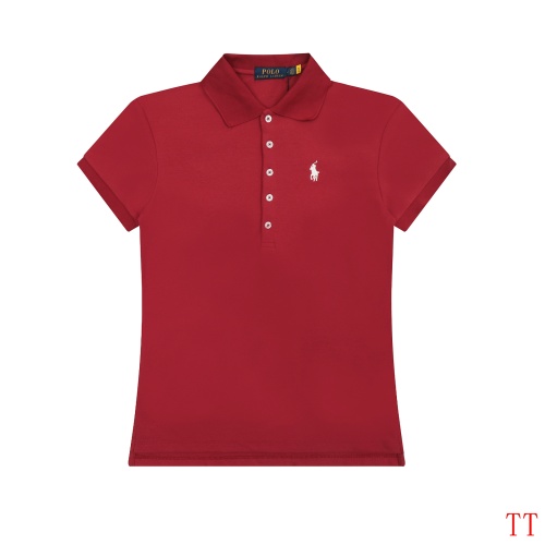 Cheap Ralph Lauren Polo T-Shirts Short Sleeved For Women #1247607, $$38.00 USD On Ralph Lauren Polo T-Shirts