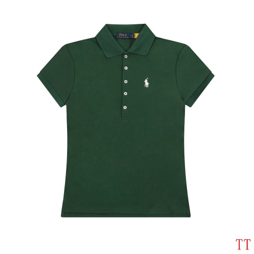 Cheap Ralph Lauren Polo T-Shirts Short Sleeved For Women #1247608, $$38.00 USD On Ralph Lauren Polo T-Shirts