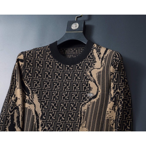 Replica Fendi Sweaters Long Sleeved For Men #1247735 $52.00 USD for Wholesale