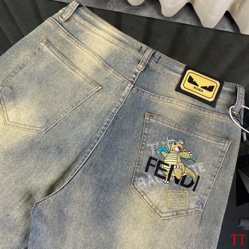 Replica Fendi Jeans For Unisex #1247776 $52.00 USD for Wholesale