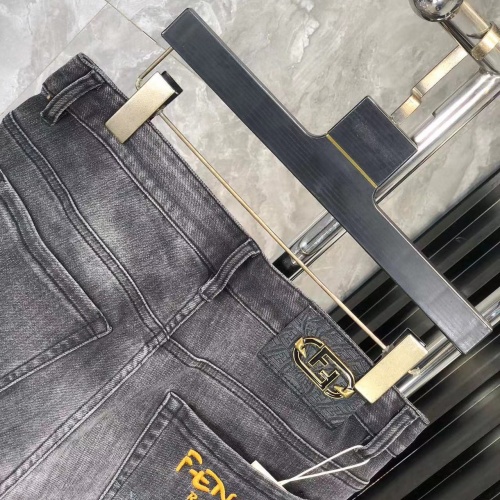 Replica Fendi Jeans For Men #1248620 $45.00 USD for Wholesale