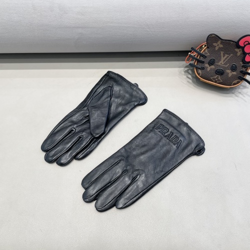 Replica Prada Gloves For Women #1249330 $45.00 USD for Wholesale