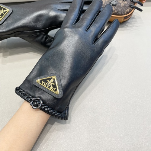 Replica Prada Gloves For Women #1249474 $48.00 USD for Wholesale