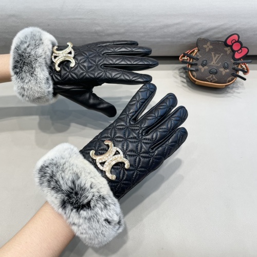 Replica Celine Gloves For Women #1249478 $56.00 USD for Wholesale