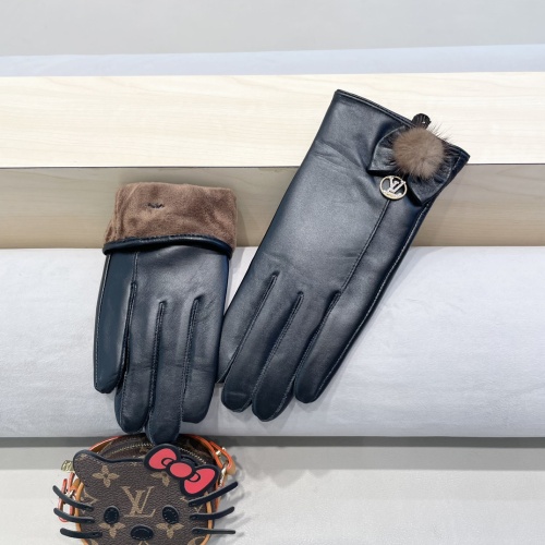 Replica Louis Vuitton LV Gloves For Women #1249505 $45.00 USD for Wholesale