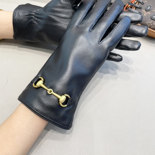 Replica Gucci Gloves For Women #1249606 $45.00 USD for Wholesale