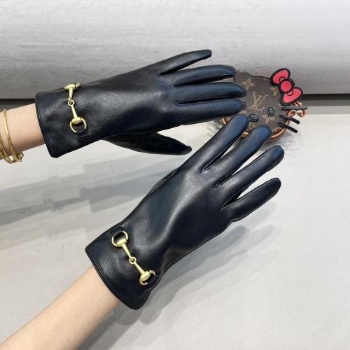 Replica Gucci Gloves For Women #1249606 $45.00 USD for Wholesale