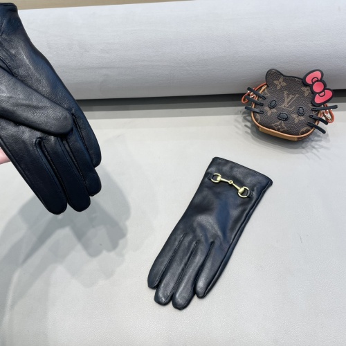 Replica Gucci Gloves For Women #1249606 $45.00 USD for Wholesale