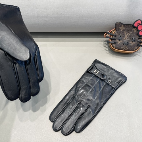 Replica Hermes Gloves For Men #1249607 $48.00 USD for Wholesale