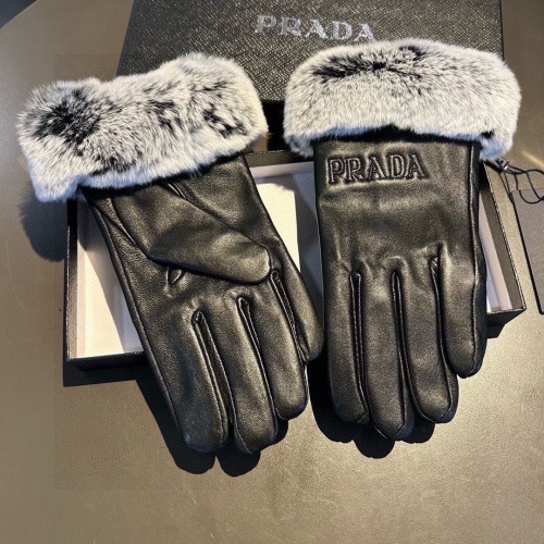 Replica Prada Gloves For Women #1249609 $48.00 USD for Wholesale