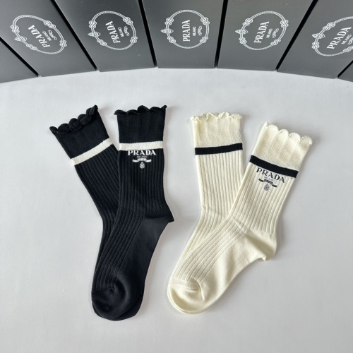 Replica Prada Socks #1249775 $29.00 USD for Wholesale