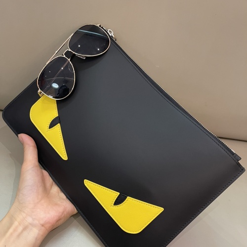 Replica Fendi AAA Man Wallets #1249961 $108.00 USD for Wholesale