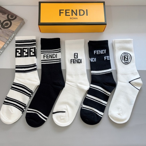 Cheap Fendi Socks For Men #1250013, $$29.00 USD On Fendi Socks