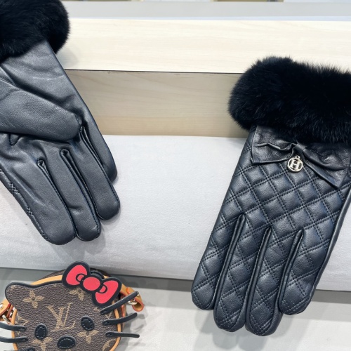 Replica Hermes Gloves For Women #1250346 $52.00 USD for Wholesale