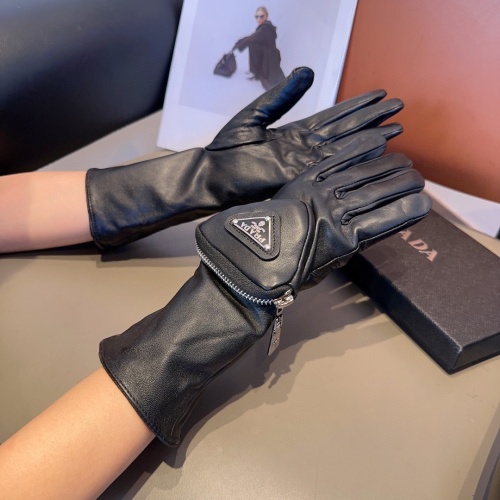 Replica Prada Gloves For Women #1250561 $52.00 USD for Wholesale