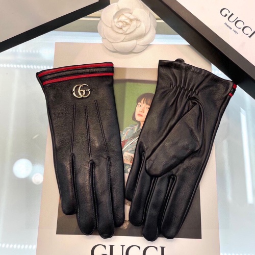 Replica Gucci Gloves For Women #1250717 $45.00 USD for Wholesale