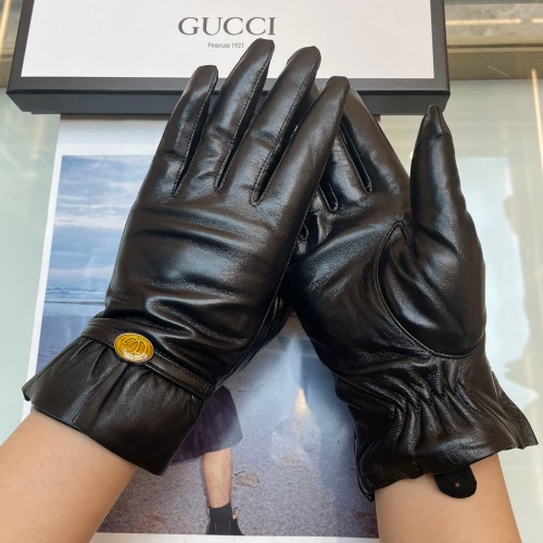 Replica Gucci Gloves For Women #1250718 $48.00 USD for Wholesale