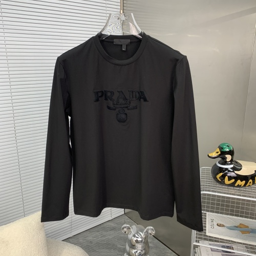 Cheap Prada T-Shirts Long Sleeved For Men #1250736, $$48.00 USD On Prada T-Shirts