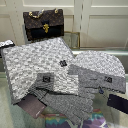 Cheap Louis Vuitton LV Caps #1250842, $$68.00 USD On Louis Vuitton LV Hat and Scarf and Glove Set