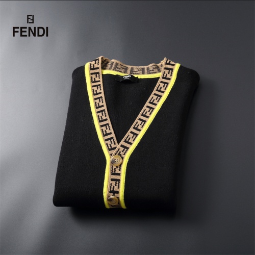 Replica Fendi Sweaters Long Sleeved For Men #1251253 $60.00 USD for Wholesale