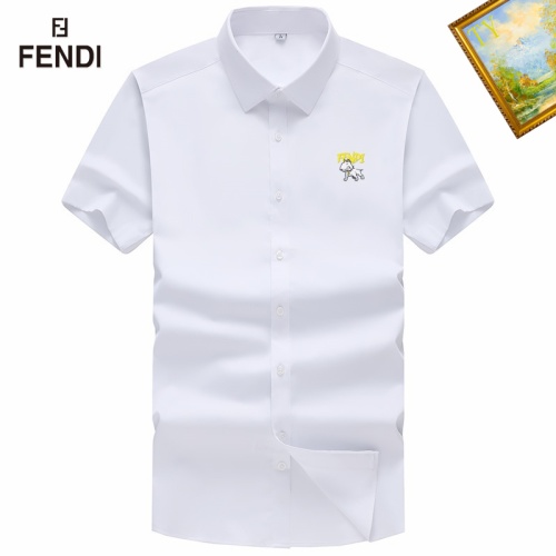 Cheap Fendi Shirts Short Sleeved For Unisex #1251373, $$38.00 USD On Fendi Shirts