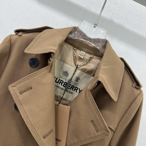 Replica Burberry Trench Coat Long Sleeved For Women #1251439 $202.00 USD for Wholesale