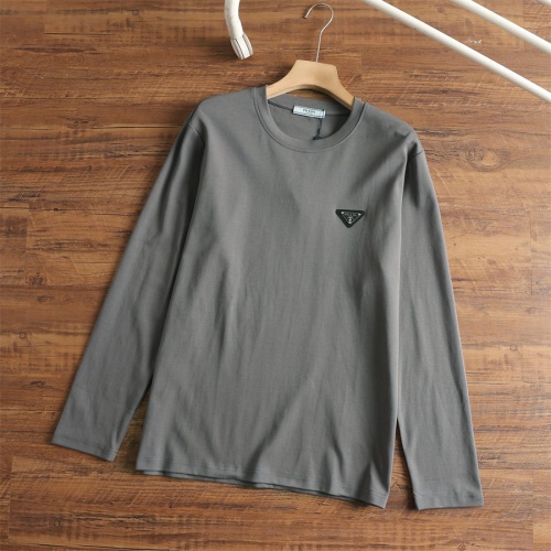 Cheap Prada T-Shirts Long Sleeved For Men #1251495, $$40.00 USD On Prada T-Shirts