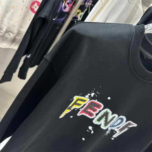 Replica Fendi Hoodies Long Sleeved For Unisex #1251589 $60.00 USD for Wholesale