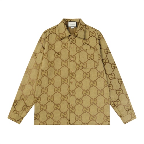 Cheap Gucci Shirts Long Sleeved For Unisex #1251610, $$56.00 USD On Gucci Shirts