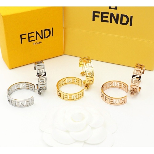 Replica Fendi Earrings For Women #1251617 $32.00 USD for Wholesale