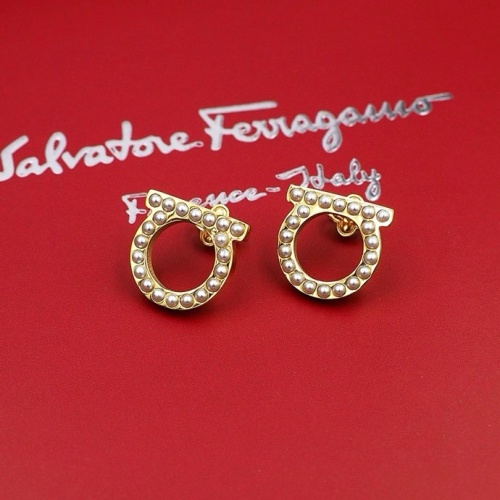 Replica Salvatore Ferragamo Earrings For Women #1252085 $23.00 USD for Wholesale