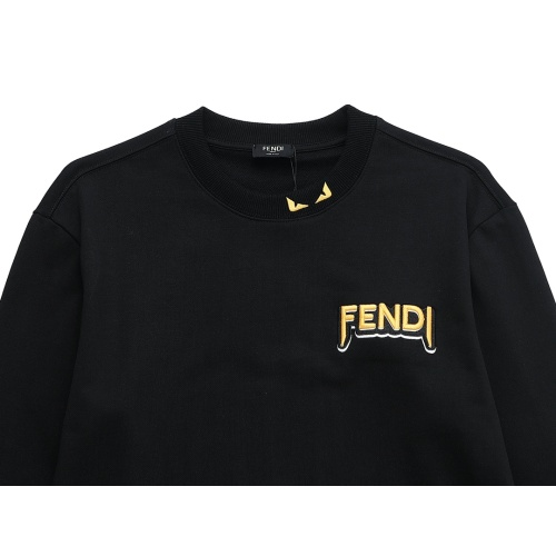 Replica Fendi Hoodies Long Sleeved For Unisex #1252259 $52.00 USD for Wholesale