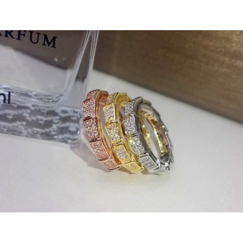 Replica Bvlgari Rings For Women #1252371 $25.00 USD for Wholesale