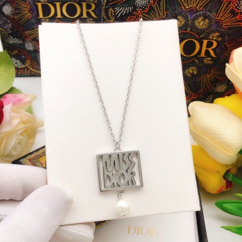 Replica Christian Dior Necklaces #1252552 $29.00 USD for Wholesale